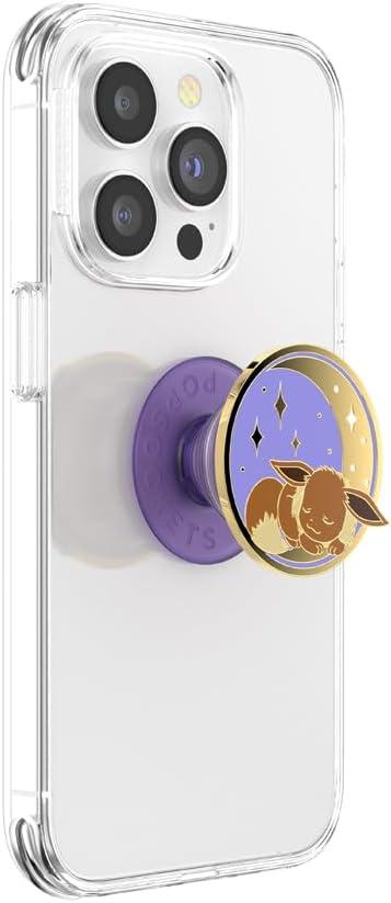 imagePopSockets Phone Grip for MagSafe with Kickstand Magnetic Stand Swappable Top Secure Hold for iPhone MagSafe Cases Phone ampamp Tablet Grip  Squirtle WaterSleeping Eevee