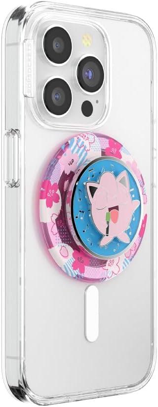 imagePopSockets Phone Grip for MagSafe with Kickstand Magnetic Stand Swappable Top Secure Hold for iPhone MagSafe Cases Phone ampamp Tablet Grip Squirtle WaterJigglypuff Disarm Voice