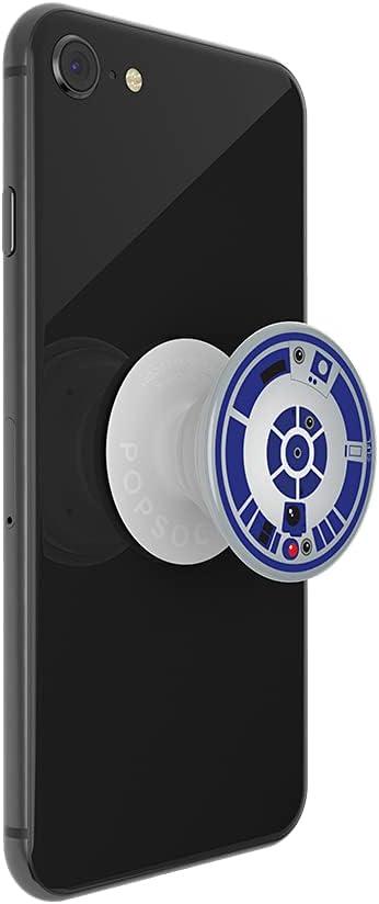 imagePopSockets Phone Grip for MagSafe with Kickstand Magnetic Stand Swappable Top Secure Hold for iPhone MagSafe Cases Phone ampamp Tablet Grip Starwars Enamel Death Star DimensionalR2D2