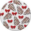 Christmas Tree Cakes Bow Festive Holiday Xmas Debbie Cakes PopSockets Adhesive PopGrip(Adhesive PopGrip)