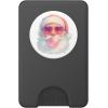 Vintage Santa Christmas Pink Sunglasses Bubble Gum PopSockets Adhesive PopGrip(Magnetic PopWallet)