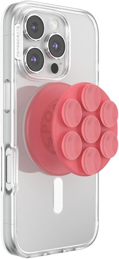 imagePopSockets Phone Grip with Expanding Kickstand Adhesive Grip Colorblock PinkPutty