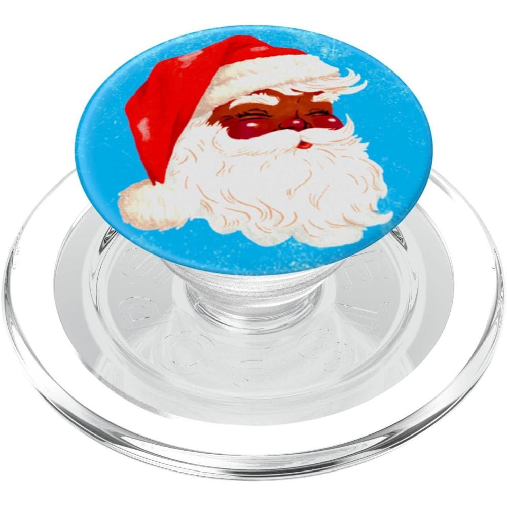 imagePopSockets Holiday Phone Grip ampamp Stand Holiday  Santa Blue PopSockets Adhesive PopGripMagnetic PopGrip