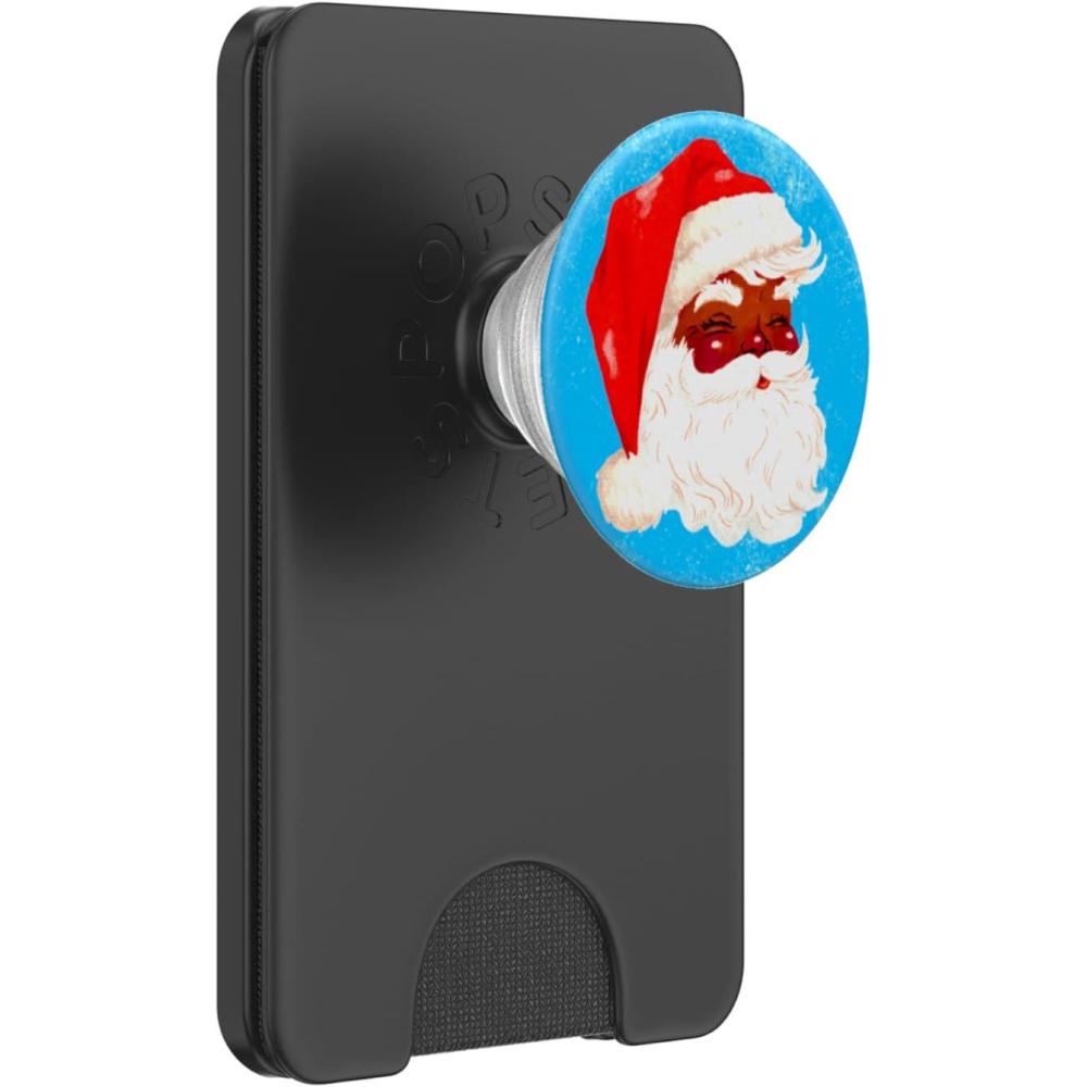 imagePopSockets Holiday Phone Grip ampamp Stand Holiday  Santa Blue PopSockets Adhesive PopGripMagnetic PopWallet