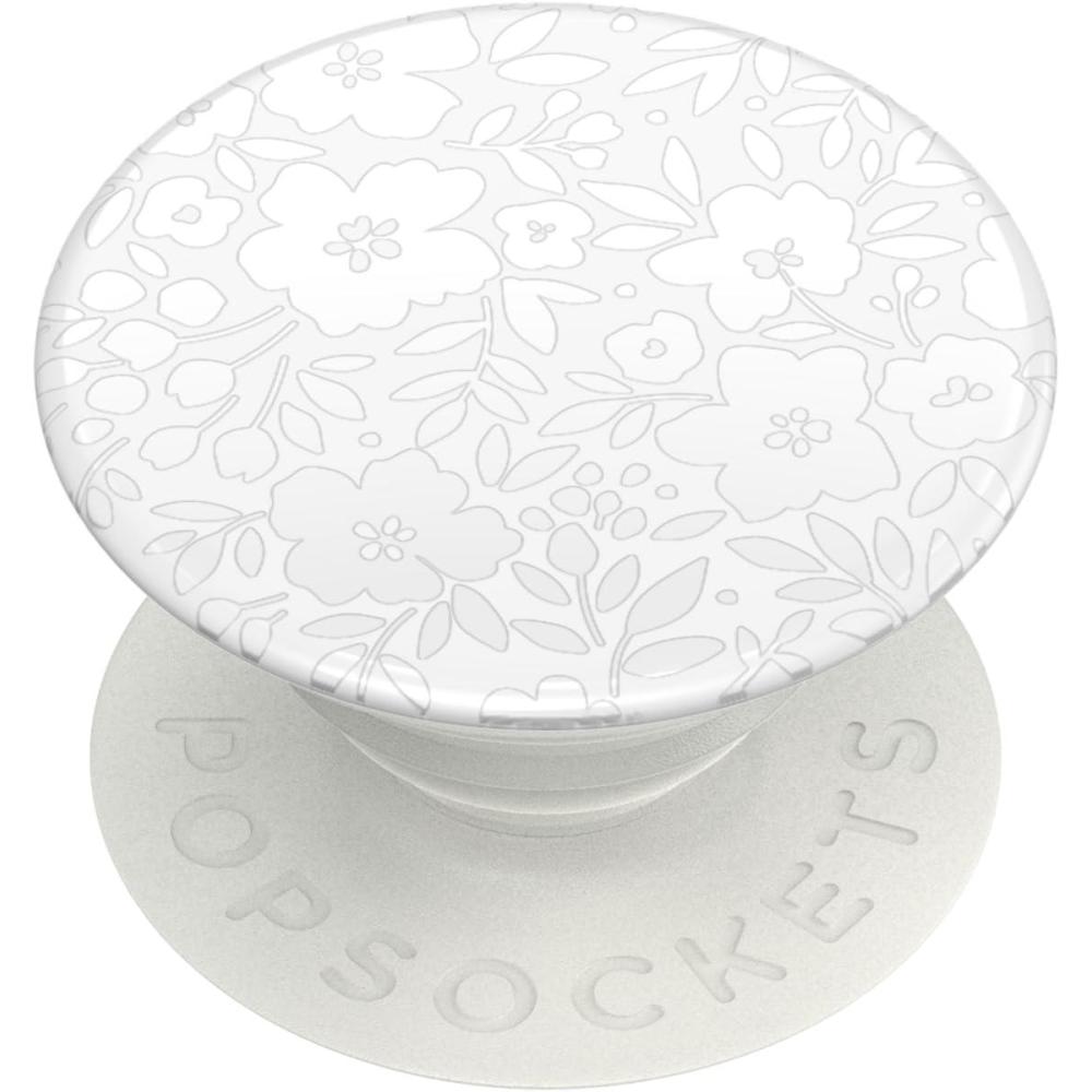 imagePopSockets Phone Grip with Expanding Kickstand Adhesive Grip  Colorblock PinkBlanc Fresh