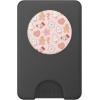Pastel Pink Gingerbread Cookie Christmas Design PopSockets PopGrip for MagSafe(Magnetic PopWallet)
