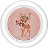 Retro Christmas Cute Reindeer Aesthetic Winter Xmas Pink PopSockets Adhesive PopGrip(Magnetic PopGrip)