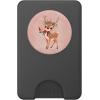 Retro Christmas Cute Reindeer Aesthetic Winter Xmas Pink PopSockets Adhesive PopGrip(Magnetic PopWallet)