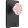 Pastel Pink Gingerbread Cookie Christmas Design PopSockets PopGrip for MagSafe(Magnetic PopWallet)