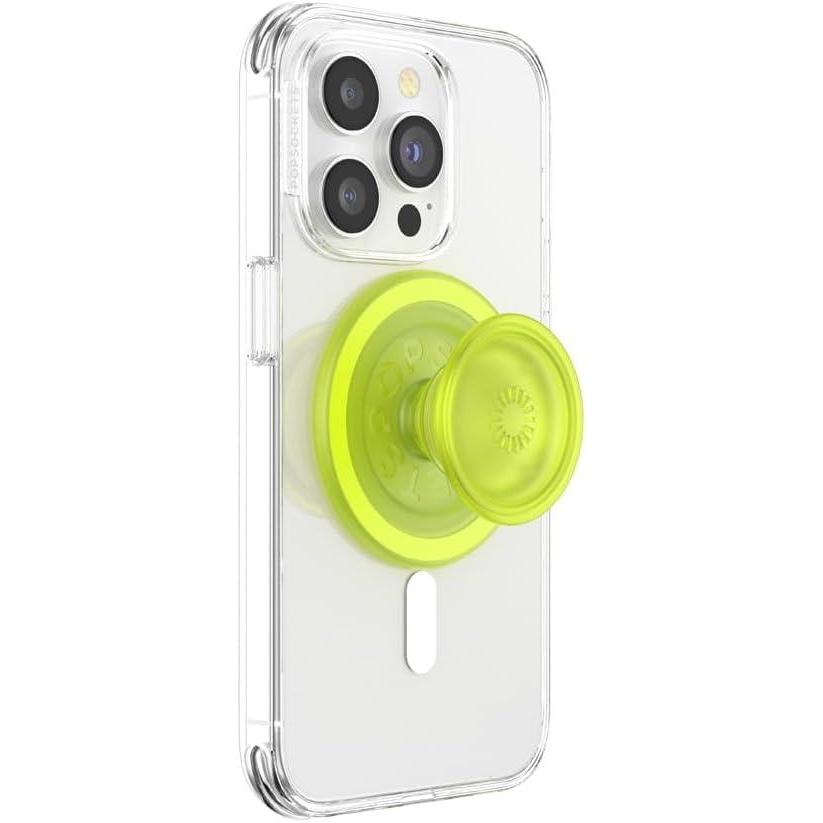 imagePopSockets Translucent Phone Grip with Expanding Kickstand PopSockets for Phone Translucent PopGrip  Chrome Drip SilverGITD Charteuly
