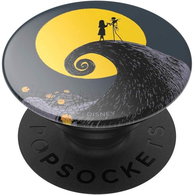 imagePopSockets Phone Grip with Expanding Kickstand Adhesive Grip Nightmare Before Christmas  Enamel JackNightmare Icon