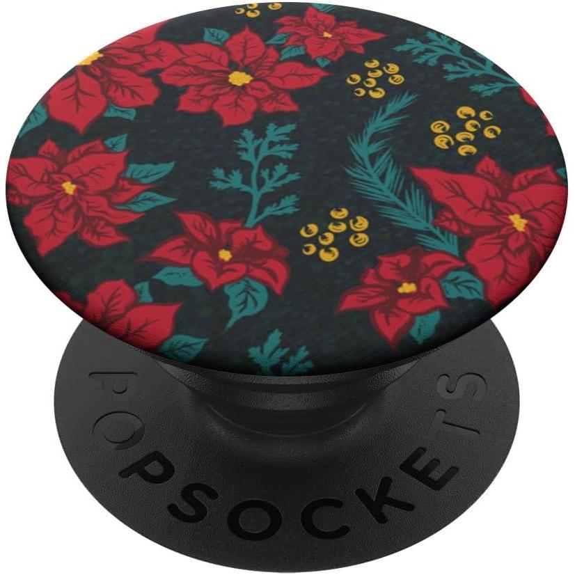 imagePopSockets Phone Grip with Expanding Kickstand  Poinsettia PopSockets Adhesive PopGripAdhesive PopGrip
