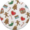 Christmas Gingerbread Pattern Cookie Xmas PopSockets PopGrip for MagSafe(Adhesive PopGrip)