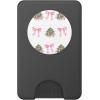 Coquette Christmas Pink Xmas Trees Bow Ribbons PopSockets PopGrip for MagSafe(Magnetic PopWallet)