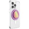 PopSockets Phone Grip for MagSafe with Kickstand, Magnetic Stand, Swappable Top, Secure Hold for iPhone MagSafe Cases, Phone & Tablet Grip – Aurange Translucent(Aurange)