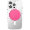 PopSockets Phone Grip for MagSafe with Kickstand, Magnetic Stand, Swappable Top, Secure Hold for iPhone MagSafe Cases, Phone & Tablet Grip – Neon Pink
