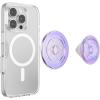PopSockets Phone Grip for MagSafe with Kickstand, Magnetic Stand, Swappable Top, Secure Hold for iPhone MagSafe Cases, Phone & Tablet Grip(Iridescent Lavendar)
