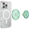 PopSockets Phone Grip for MagSafe with Kickstand, Magnetic Stand, Swappable Top, Secure Hold for iPhone MagSafe Cases, Phone & Tablet Grip(Iridescent Turq)
