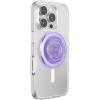 PopSockets Phone Grip for MagSafe with Kickstand, Magnetic Stand, Swappable Top, Secure Hold for iPhone MagSafe Cases, Phone & Tablet Grip(Iridescent Lavendar)