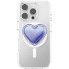 PopSockets Phone Grip for MagSafe with Kickstand, Magnetic Stand, Swappable Top, Secure Hold for iPhone MagSafe Cases, Phone & Tablet Grip(Squishy Tidepool Heart Lavendar)
