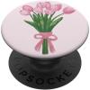 PopSockets Floral Phone Grip & Stand – Tulip Bouquet PopSockets PopGrip for MagSafe(Adhesive PopGrip)