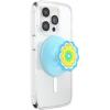 PopSockets Phone Grip for MagSafe with Kickstand, Magnetic Stand, Swappable Top, Secure Hold for iPhone MagSafe Cases, Phone & Tablet Grip – Aurange Translucent(Kaleidoscope Blue)