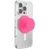 PopSockets Phone Grip for MagSafe with Kickstand, Magnetic Stand, Swappable Top, Secure Hold for iPhone MagSafe Cases, Phone & Tablet Grip – Neon Pink