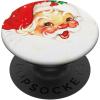 Vintage Cute Santa Claus Christmas PopSockets Adhesive PopGrip(Adhesive PopGrip)