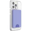 PopSockets Phone Wallet, Phone Card Holder, Wireless Charging, Wallet Compatible with MagSafe®(Periwinkle)