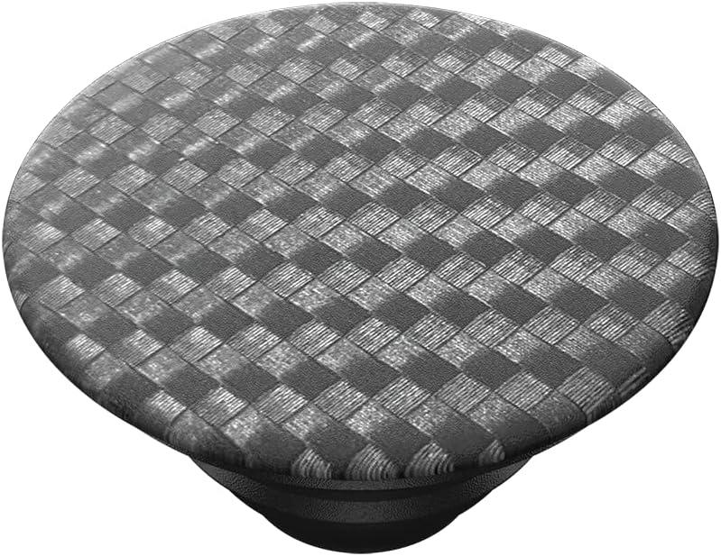 imagePopSockets Phone Grip with Expanding Kickstand Solid PopGrip WisteriaCarbonite Weave