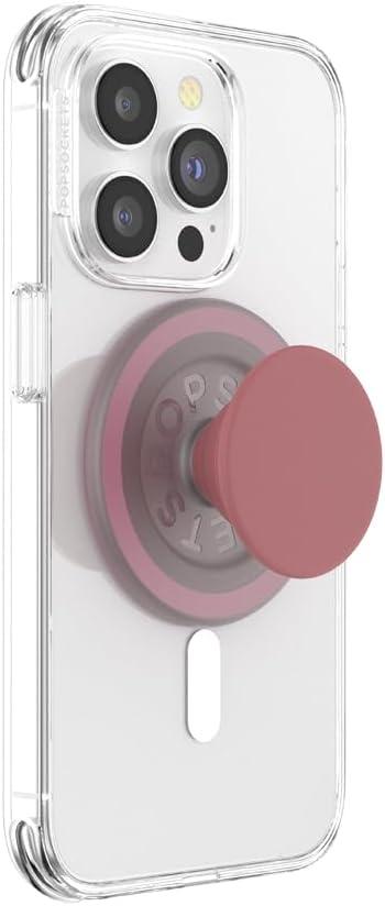 imagePopSockets Phone Grip with Expanding Kickstand Solid PopGrip WisteriaClay