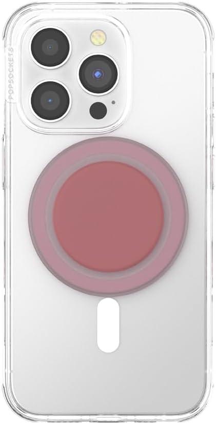 imagePopSockets Phone Grip with Expanding Kickstand Solid PopGrip WisteriaClay