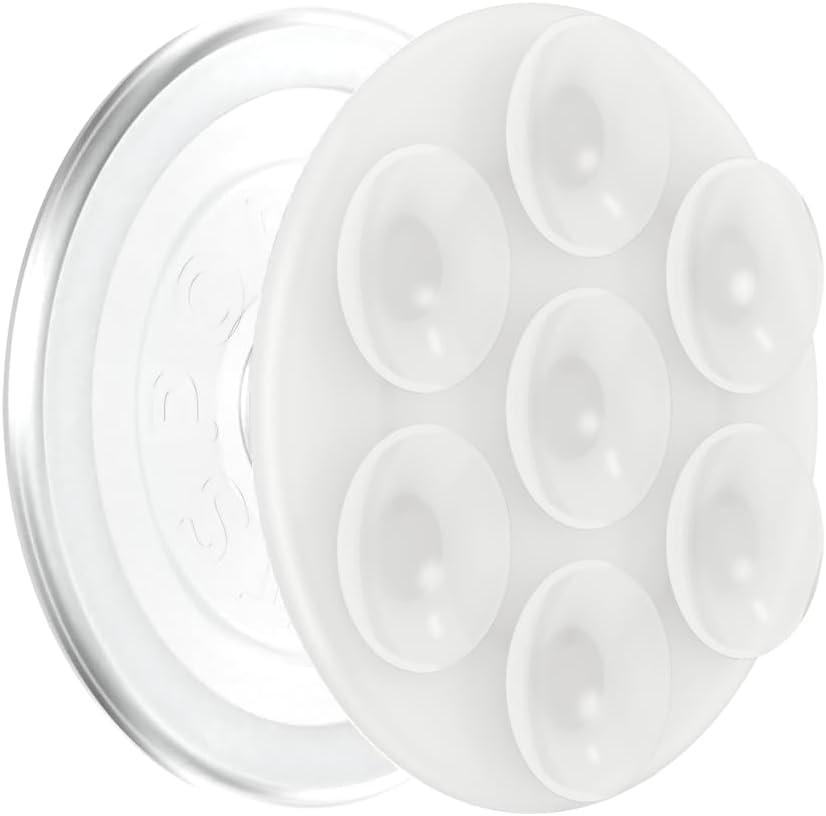 imagePopSockets Phone Grip with Expanding Kickstand Solid PopGrip WisteriaClear