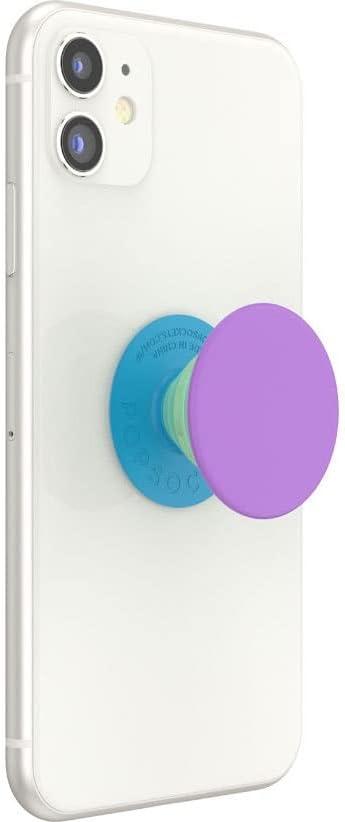 imagePopSockets Phone Grip with Expanding Kickstand Solid PopGrip WisteriaLavender