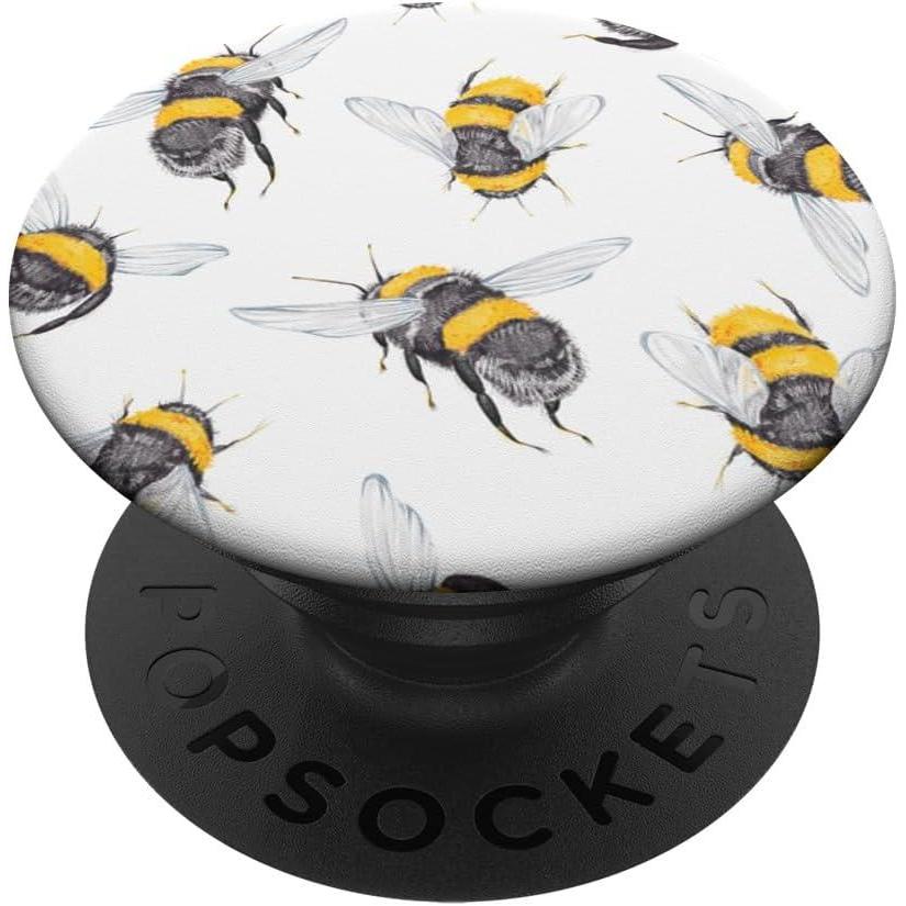 imagePopSockets Phone Grip  Bee PopSocket  Bumbly Bees PopSockets Adhesive PopGripAdhesive PopGrip