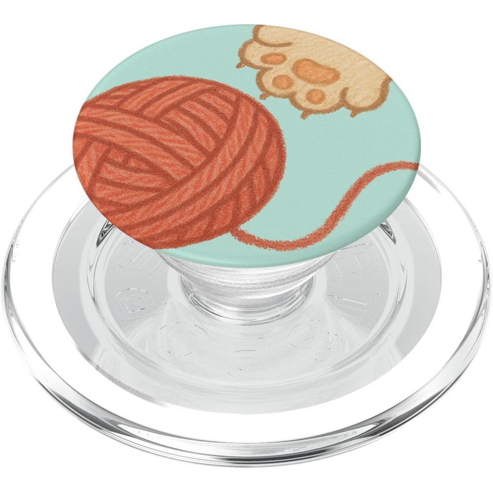 imagePopSockets Phone Grip  Cat PopSocket  Ball ampamp Yarn PopSockets Adhesive PopGripMagnetic PopGrip