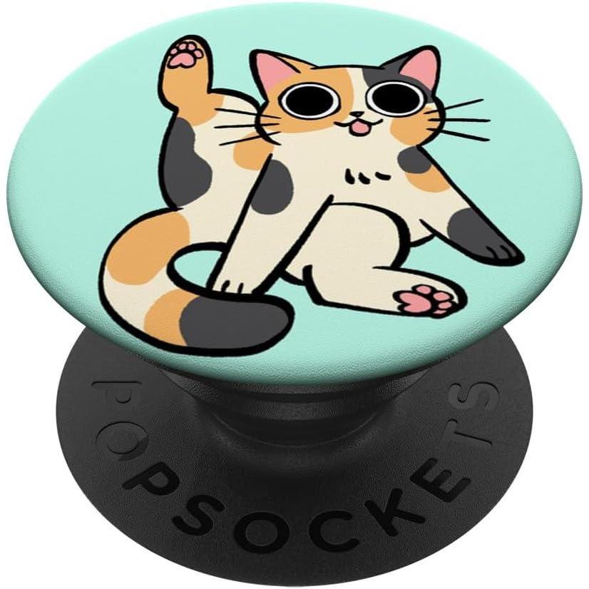 imagePopSockets Phone Grip  Cat PopSocket  Clean Cat PopSockets Adhesive PopGripAdhesive PopGrip