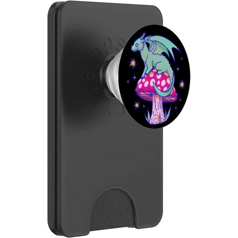 imagePopSockets Phone Grip Mushroom PopSocket Dragon Shroom PopSockets Adhesive PopGripMagnetic PopWallet