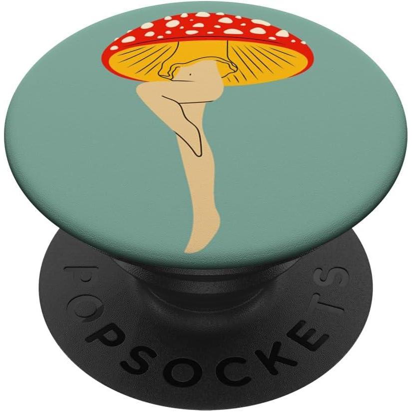 imagePopSockets Phone Grip Mushroom PopSocket Shroom Lady PopSockets Adhesive PopGripAdhesive PopGrip
