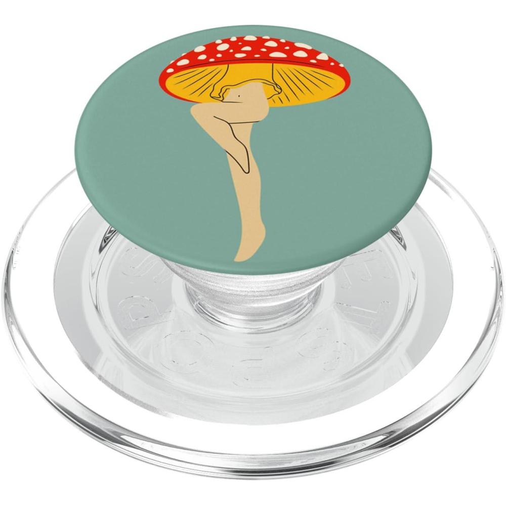 imagePopSockets Phone Grip  Mushroom PopSocket  Shroom Lady PopSockets Adhesive PopGripMagnetic PopGrip