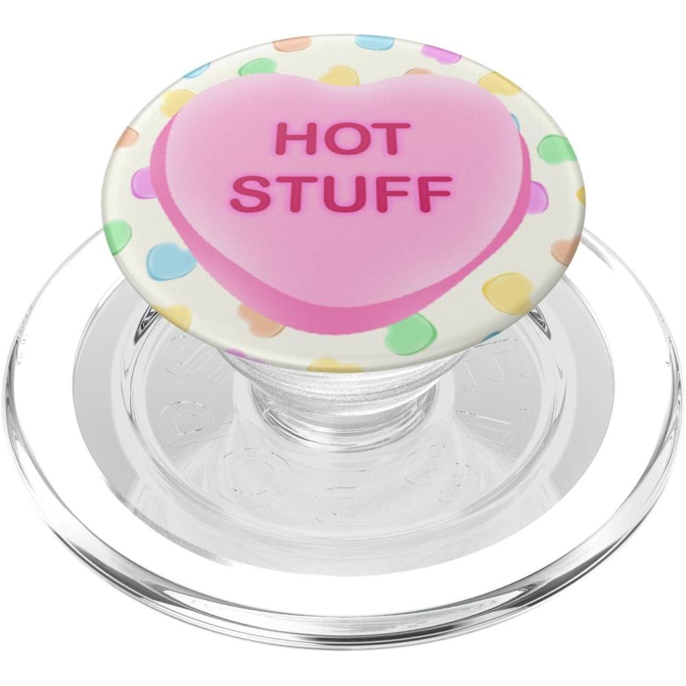 imagePopSockets Phone Grip with Expanding Kickstand  Hot Stuff PopSockets Adhesive PopGripMagnetic PopGrip