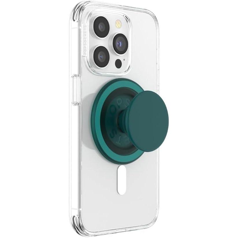 imagePopSockets Phone Grip with Expanding Kickstand Solid PopGrip WisteriaFresh Pine