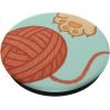 PopSockets Phone Grip – Cat PopSocket – Ball & Yarn PopSockets Adhesive PopGrip(Adhesive PopGrip)