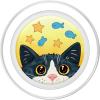 PopSockets Phone Grip – Cat PopSocket – Boss The Cat PopSockets Adhesive PopGrip(Magnetic PopGrip)