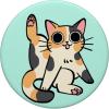 PopSockets Phone Grip – Cat PopSocket – Clean Cat PopSockets Adhesive PopGrip(Adhesive PopGrip)