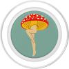 PopSockets Phone Grip – Mushroom PopSocket – Shroom Lady PopSockets Adhesive PopGrip(Magnetic PopGrip)