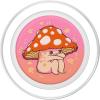 PopSockets Phone Grip– Mushroom PopSocket – Dancing Skellies PopSockets Adhesive PopGrip(Magnetic PopGrip)