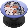 PopSockets Phone Grip, Dog PopSocket – Border Collie PopSockets Adhesive PopGrip(Adhesive PopGrip)