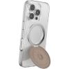 ​​​​PopSockets Phone Grip with Expanding Kickstand, Solid PopGrip – Wisteria(Latte)