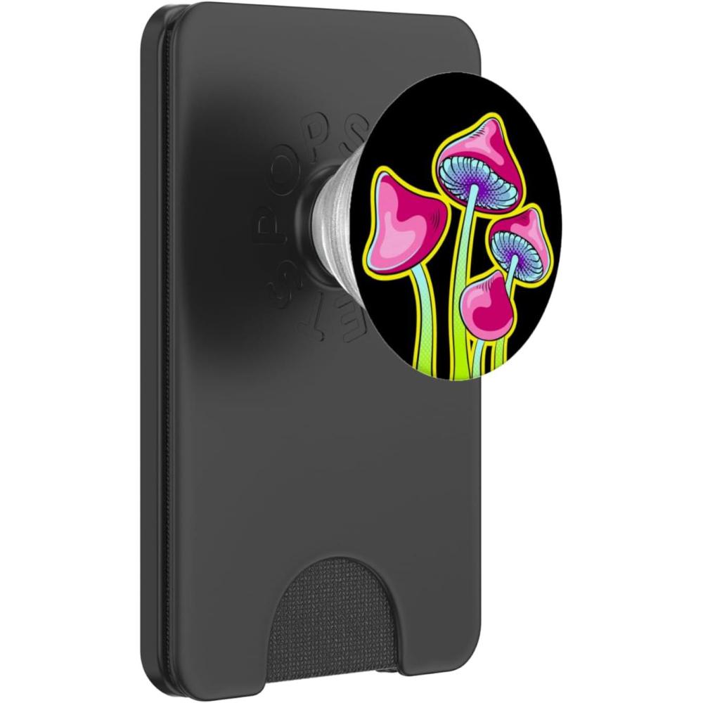 imagePopSockets Phone Grip  Mushroom PopSocket  Trippy Shroom PopSockets Adhesive PopGripMagnetic PopWallet